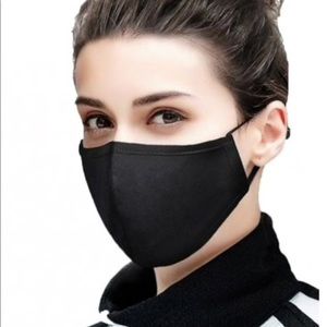 Face Mask Reusable Black + 2 Filters NEW